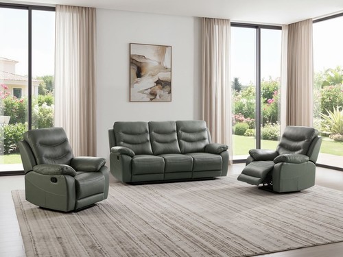 Dark grey italian leather 3 - dark,