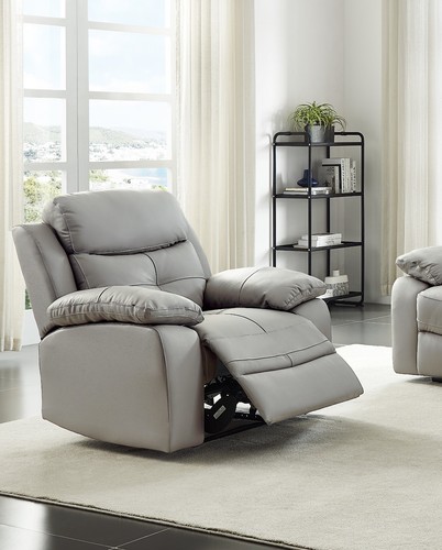 Grey high grade leather - high,