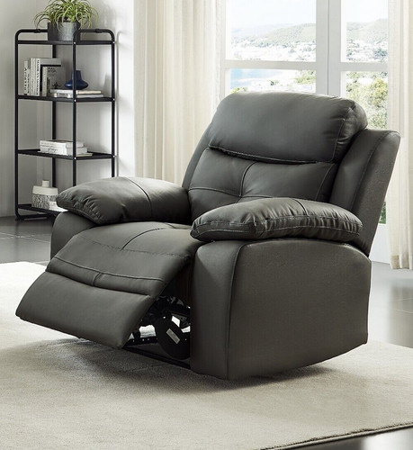 Dark grey high grade leather - grey,